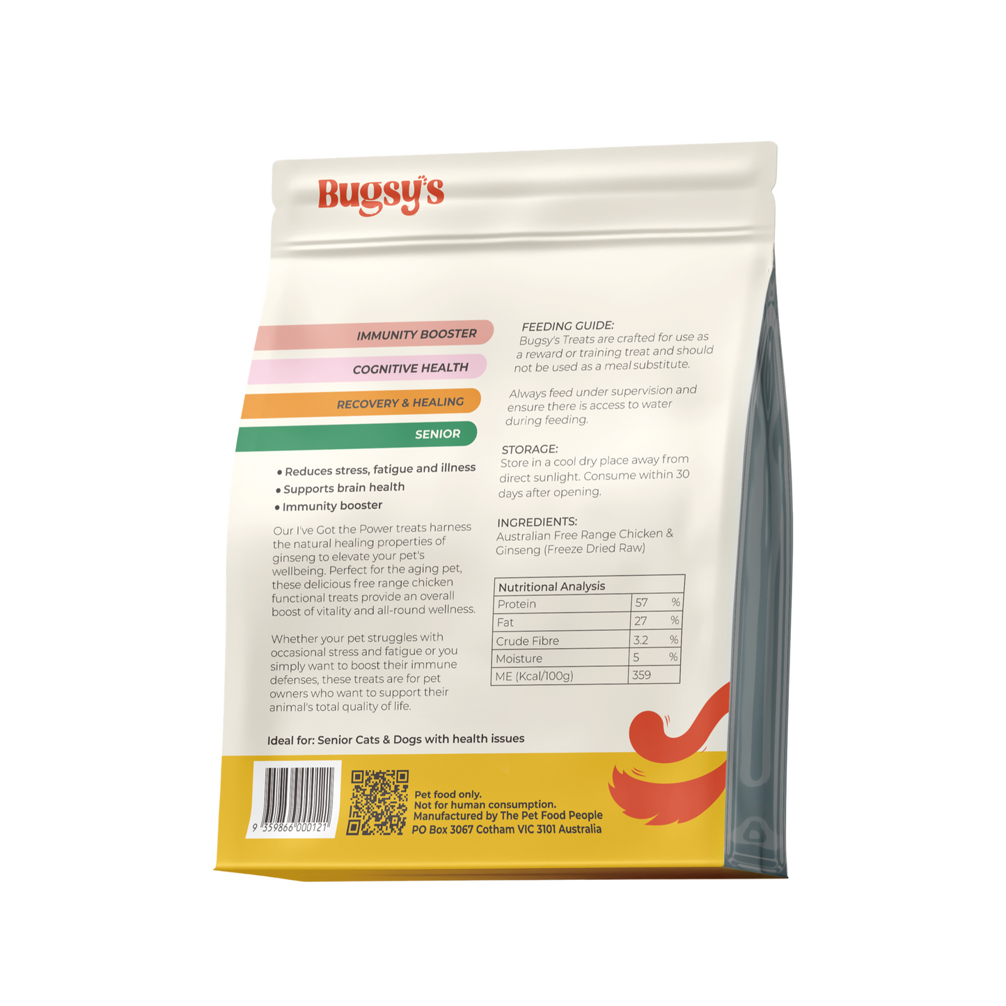 Chicken & Ginseng | Cognitive Health (Freeze Dried Treats)