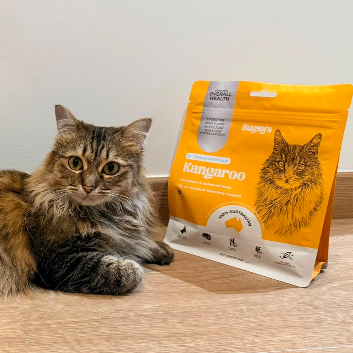 Bugsy's Freeze-Dried Raw Kangaroo (Cat Food)