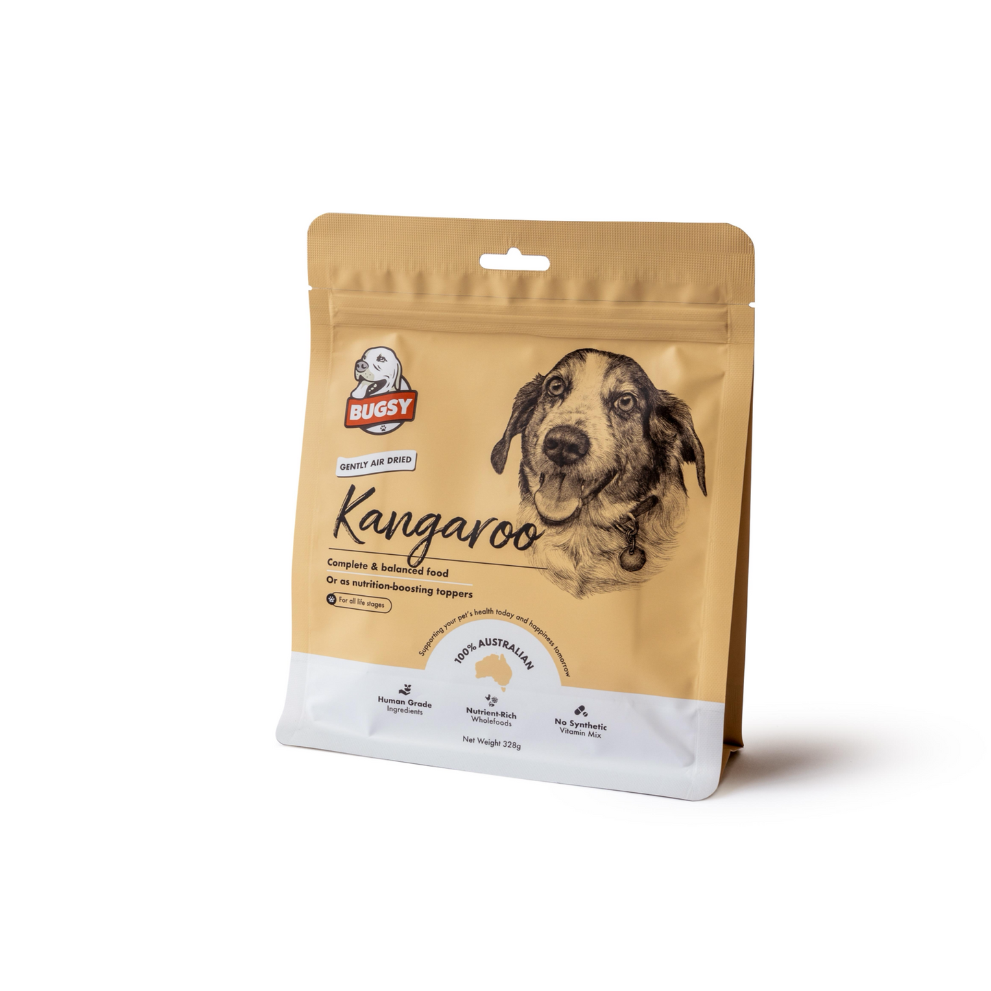 Bugsy's Air Dried Dog Food Kangaroo