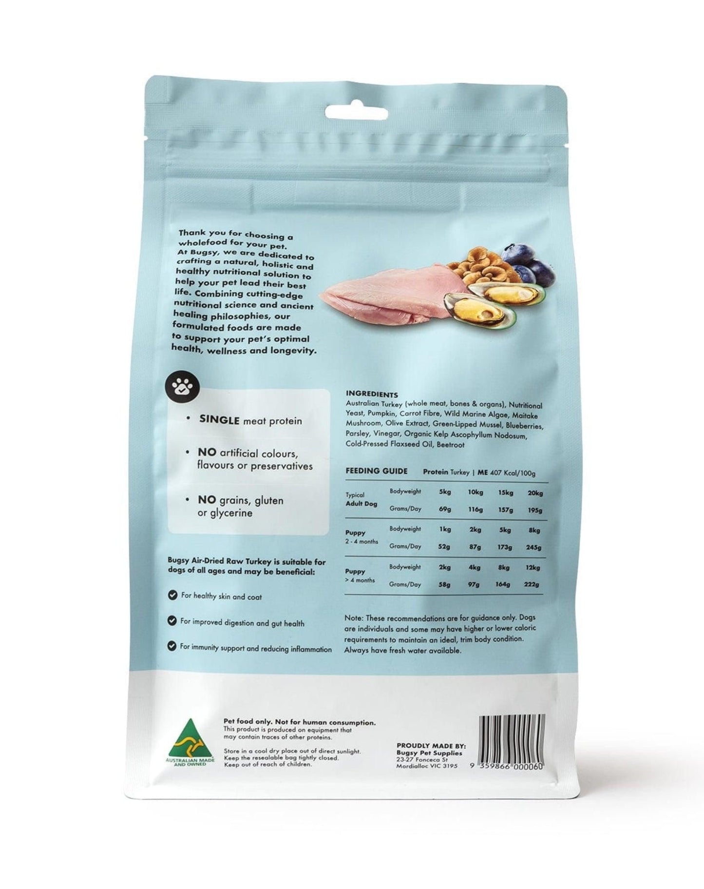 Air Dried Food Turkey