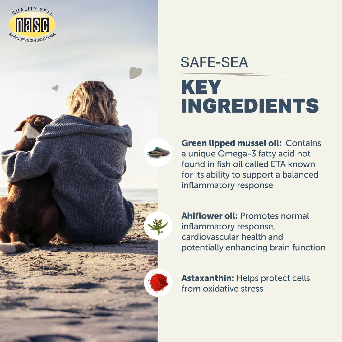 Safe-Sea | Green Lipped Mussel Oil (Omega-3)