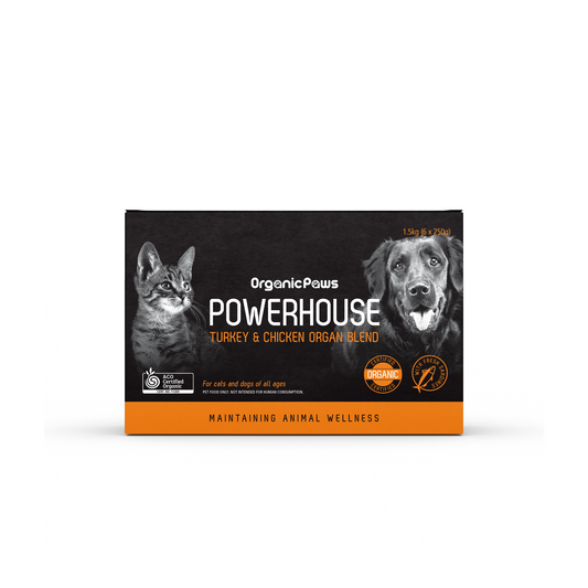 Organic Paws Powerhouse Blend Turkey & Chicken