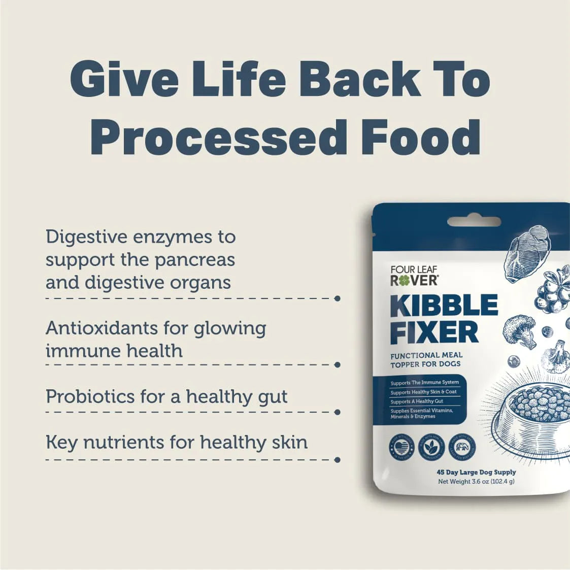 Kibble Fixer - Dog Food Topper