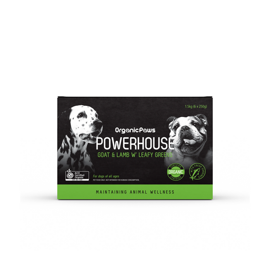 Organic Paws Powerhouse Blend Goat & Lamb With Leafy Greens (For Dogs Only)