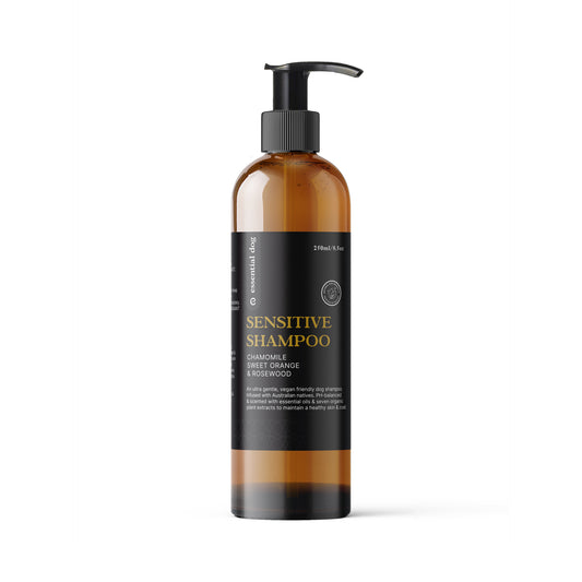 Sensitive Dog Shampoo: Chamomile, Sweet Orange & Rosewood