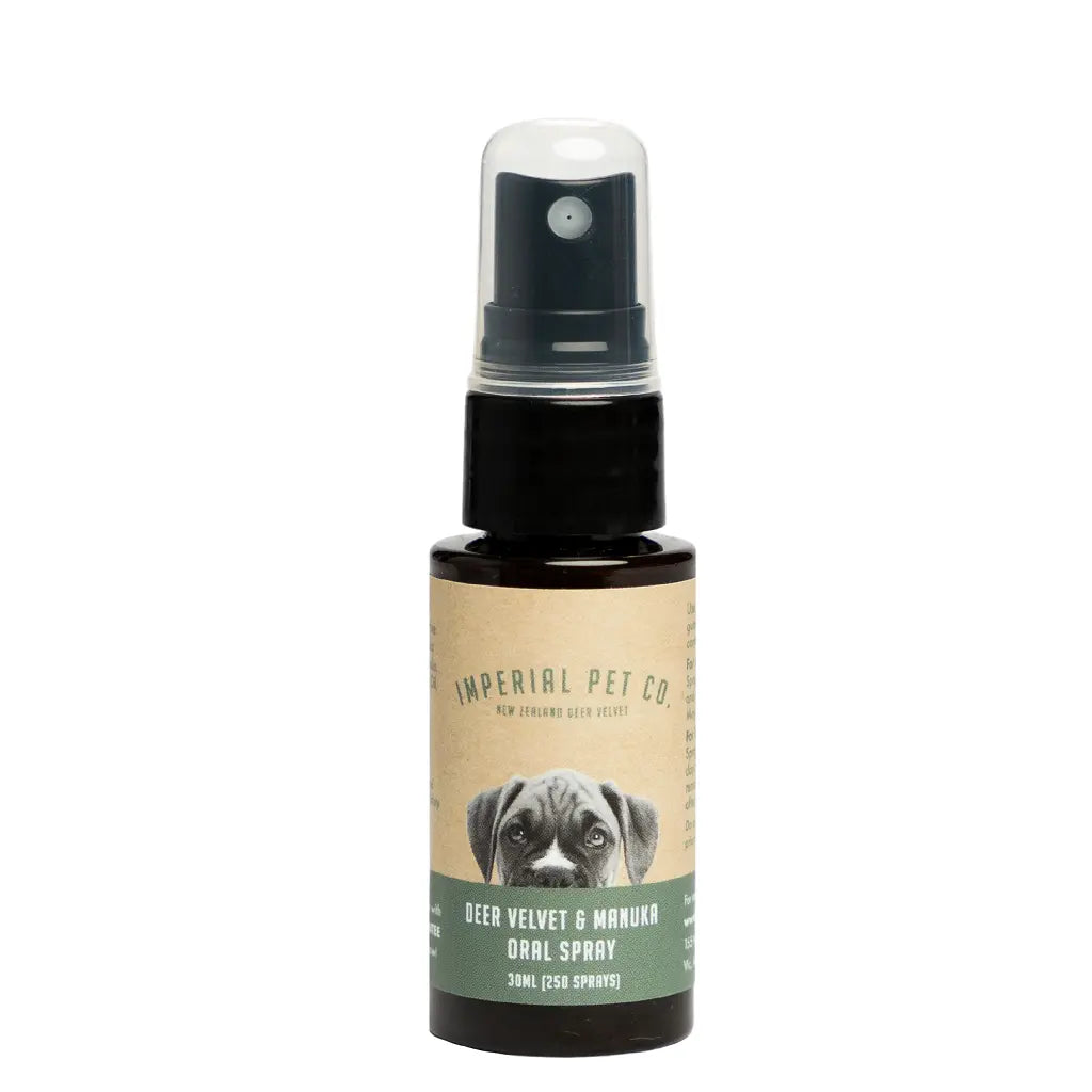 Dog dental spray with brand logo imperial pet co 30ml